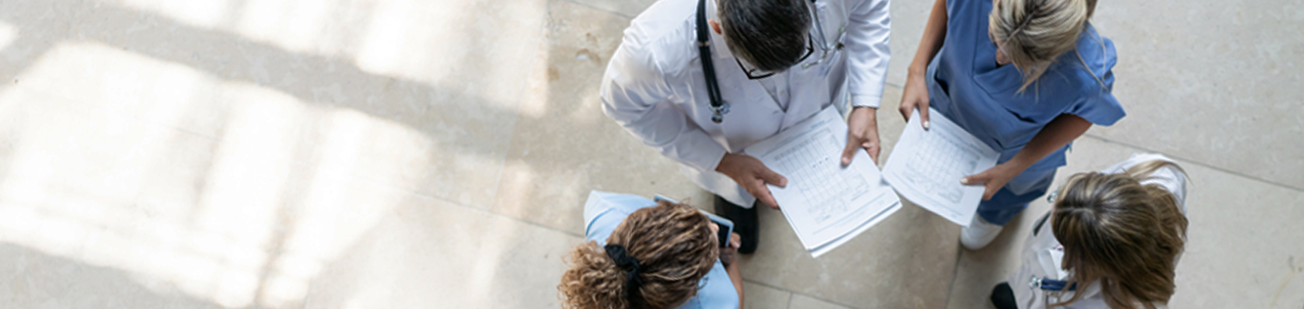 Medical staff conferring